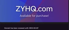 zyhq. com  - 4 letter PREMIUM .com Domain Name