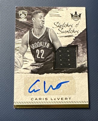 2017-18 Court Kings Caris LeVert Sketches & Swatch Auto Jersey #SS-CL  /399