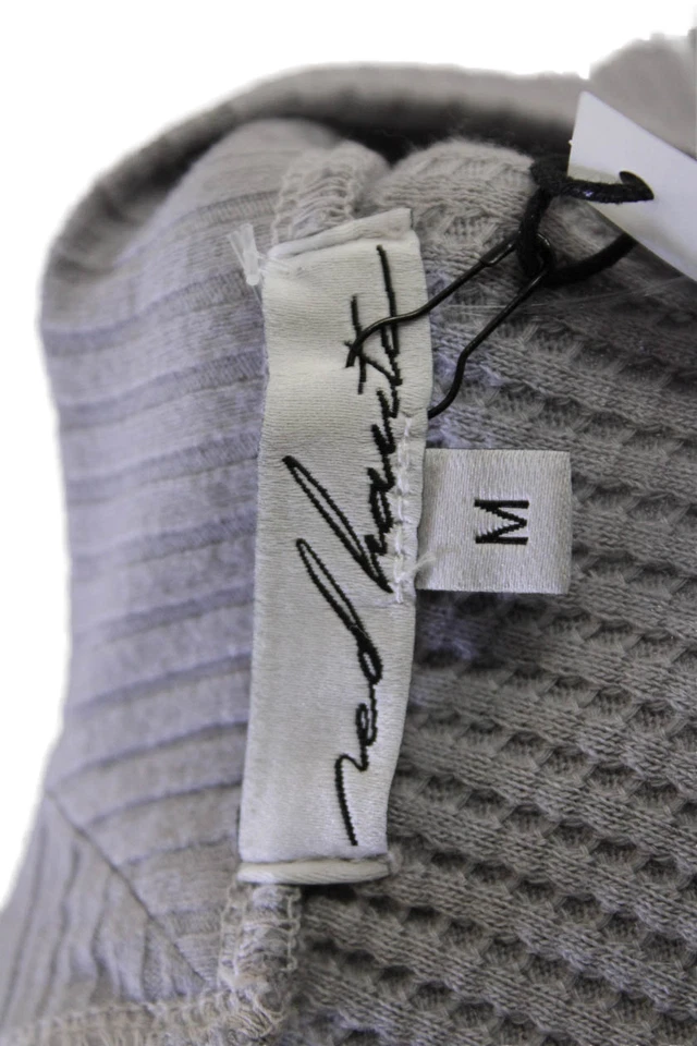 Suéter gris de manga larga con cuello en V Red Haute para mujer talla M Foto 4 de 4