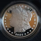 2024-S Morgan Silver Dollar Proof $1 OGP COA San Francisco 24XF Bot 09/06/24