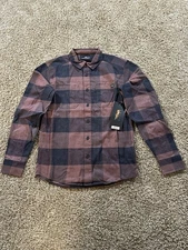 Sitka Mens S Grange Flannel - Dark Red Plaid - 600071 ,