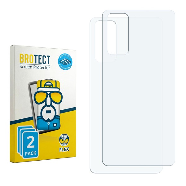 2X Samsung Galaxy S20 FE 5G (RüCkseite) Displayfolie Full-Cover Schutz-image