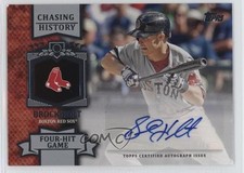 2013 Topps Chasing History Auto Brock Holt (Four-Hit Game) #CHA-BH Auto 0e8