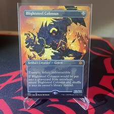 MTG Blightsteel Colossus  Double Masters Borderless