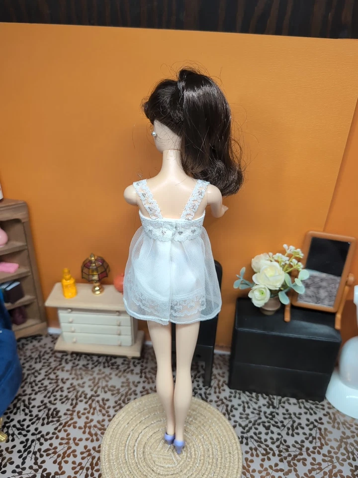 Conjunto Clon Barbie De Colección - Bata, Noche, Bragas, Zapatos, Bolso de Noche +++ Foto 4 de 4