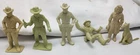 1950's 60mm Roy Rogers Dale Evans Marx Playset Figures Nice Group!