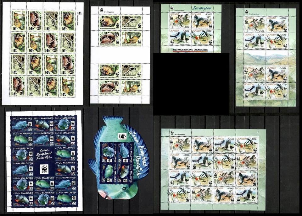 Animales Protegidos Colección WWF 124 juegos y 18 s/hojas MNH Mi.CV 1.633€ #CNA213 Foto 4 de 4