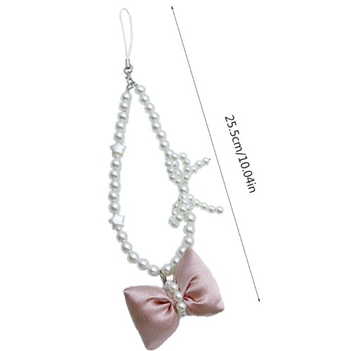 Stylish Pearls Phone Peripherals Pendant Phone Chain for Fashionable Individual - Photo 8/8