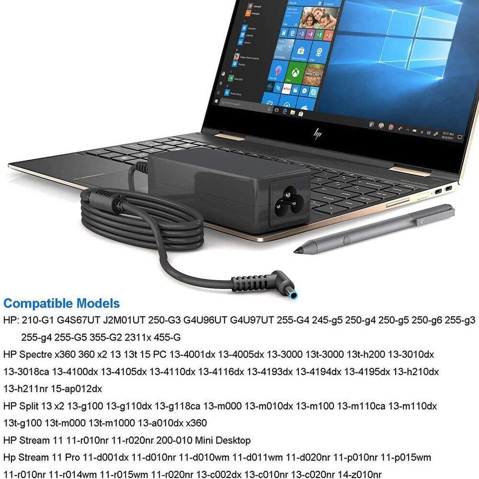 65W 19,5V 3,33A Laptop Netzteil Ladegerät FÜR HP Stream 11 13 14 15 710412-001 - Bild 4 von 4