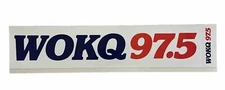 RARE VINTAGE 1991 WOKQ 97.5 NH RADIO STATION BUMPER STICKER