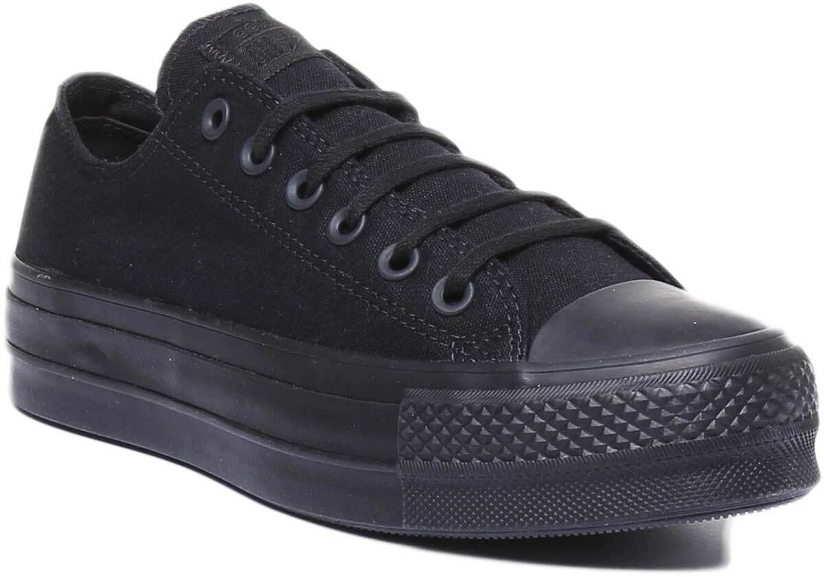 CONVERSE FEMME BAS Dentelle Plateforme Baskets en Divers Couleurs Taille UK  3 - EUR 89,60 - PicClick FR