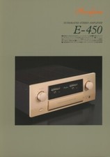 Accuphase E 450 Catalogo Accuphase Tubo 3547S