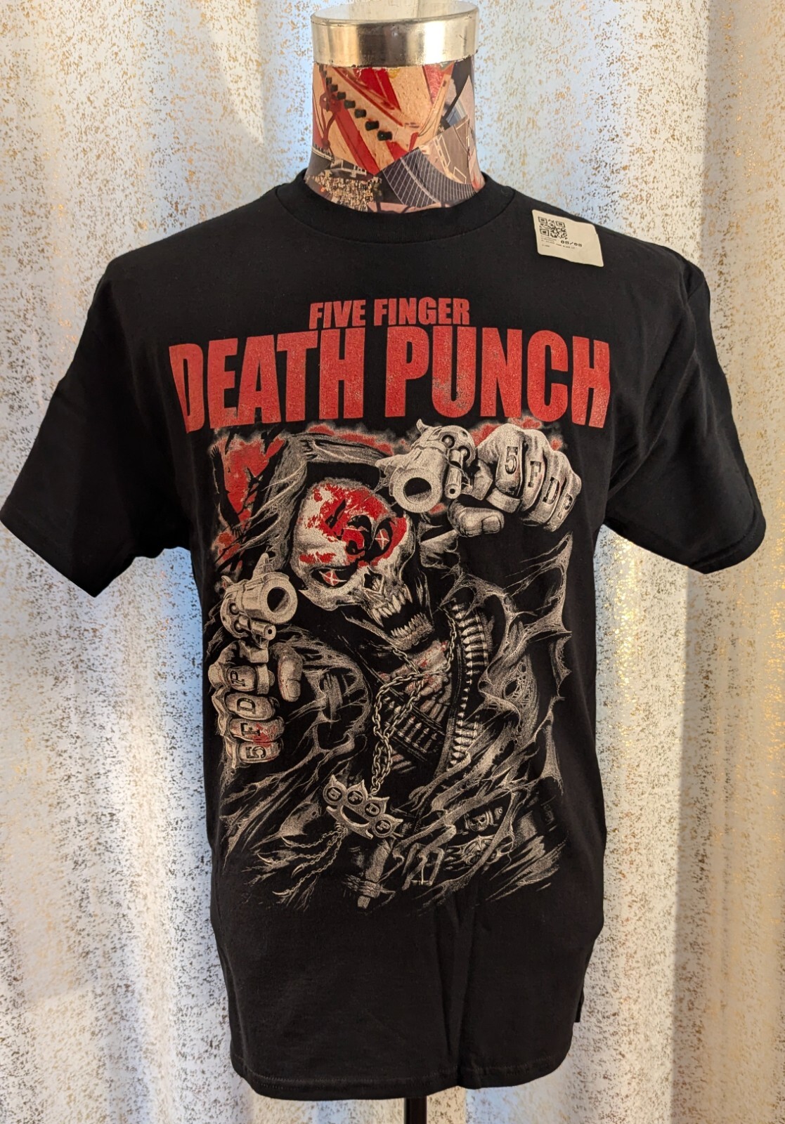 Official Five Finger Death Punch Both Barrels Jumbo Print T-Shirt