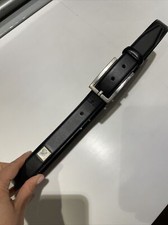 Men’s Authentic Gianni Versace Black Belt, Size 34 (85)