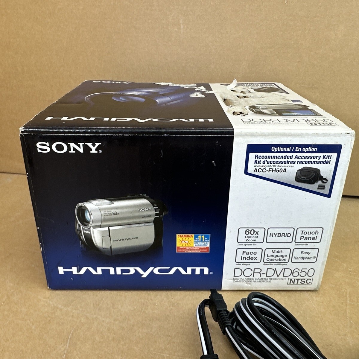 Sony DCR-DVD650 DVD, Flash Media Camcorder for sale online | eBay