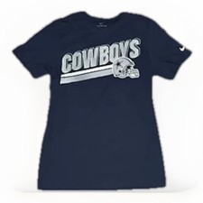 NWT Size Small Men’s Dallas Cowboys Navy Blue Nike Brand NFL Tee Shirt New