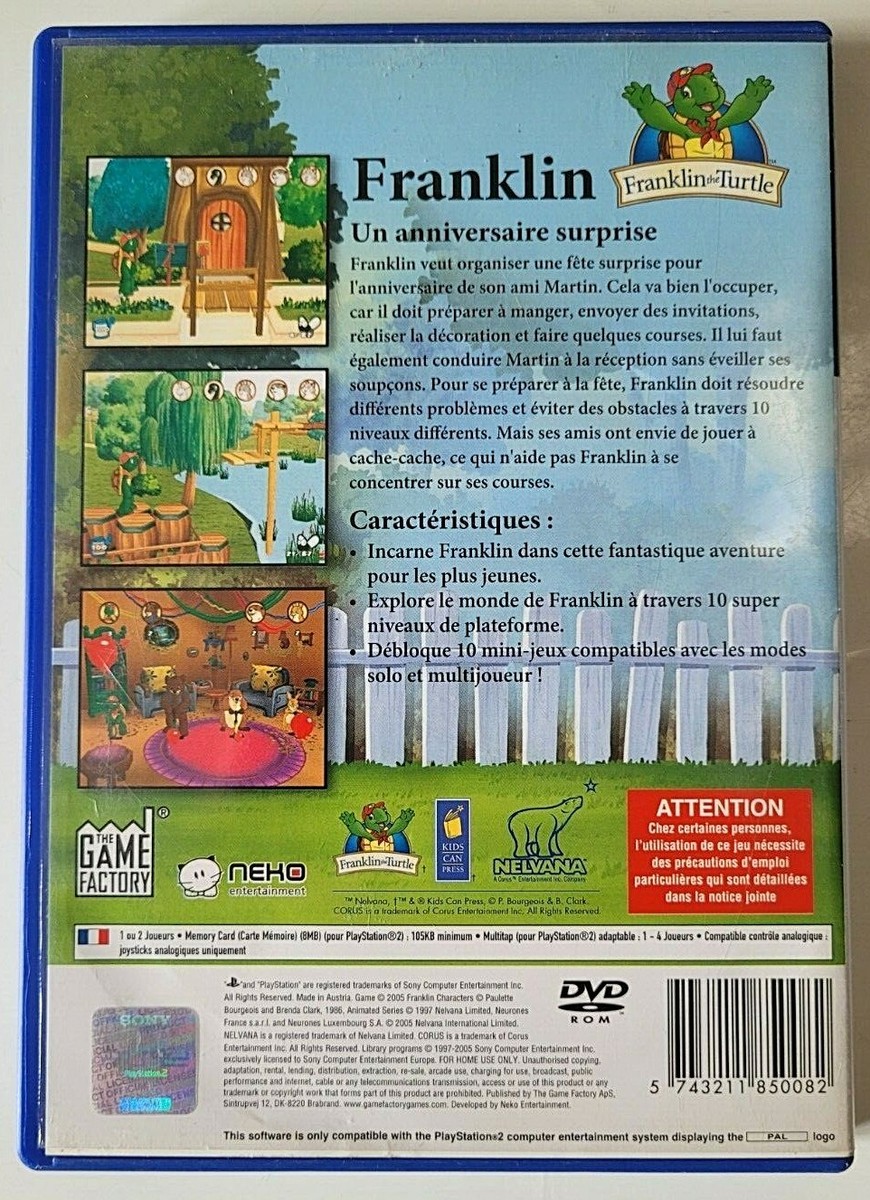 Buy the game Franklin - A Birthday Surprise for Sony Playstation 2 - The Video G