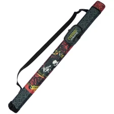 CUESOUL GORGEOUS Billiard Cue Hard Case,Holds 1 1/2 Pool Cue -Red