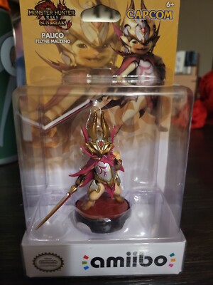 Amiibo Monster Hunter Rise Sunbreak Palico Felyne*New Sealed* READ DESCRIPTION
