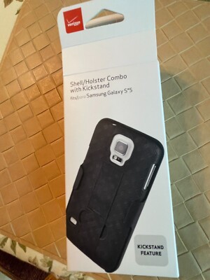 Shell Holster Combo with Kickstand for Samsung Galaxy S5 New