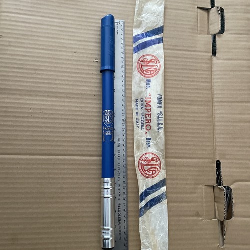 Pompe à Vélo Cadre Silca Impero - Vintage - Orange - 44 Cm - Valves Presta - NOS