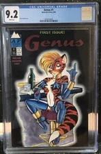 Genus #1 - Antarctic Press - CGC 9.2 - Rare