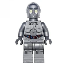 NEW LEGO STAR WARS U-3PO MINIFIG Silver Protocol Droid Minifigure u3po C 75146
