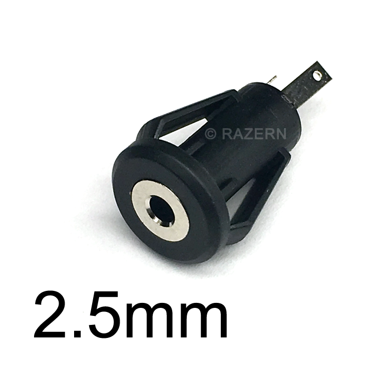 NEW 2.5mm Sub-Mini Plug Stereo Audio Chassis - Foto 5