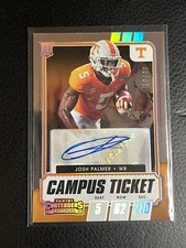 🔥 2021 Contenders RC ROOKIE CAMPUS Ticket Auto HOLO PRIZM /99 JOSH PALMER