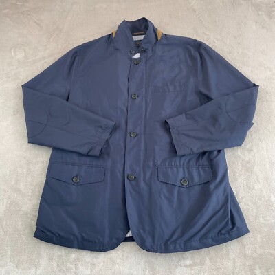 Brooks Brothers Field Jacket Men 2XL Navy Performance