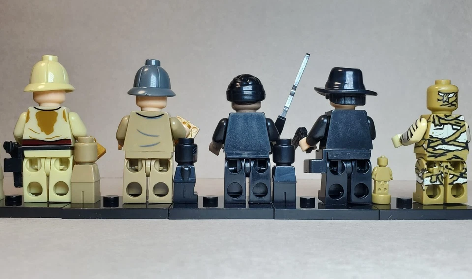 10 Custom Lego Indiana Jones Minifigures - Image 3 of 4
