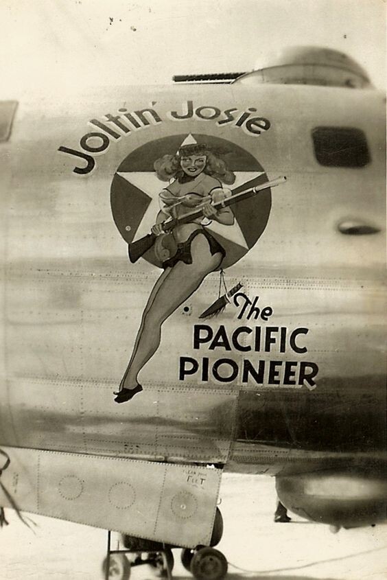 USAAF B29 Superfortress Joltin' Josie Nose Art WW2 WWII #0000 Re