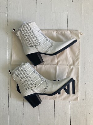 Ankle Boots Ganni Crocodile Boots GANNI Crocodile Mid Chelsea