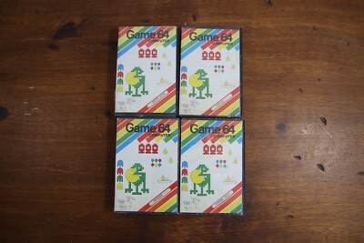 Lot of 4 boxed cassettes game for commodore 64. Argentina. Rare.
