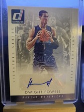F92732  2015-16 Donruss Signature Series #45 Dwight Powell Dallas Mavericks