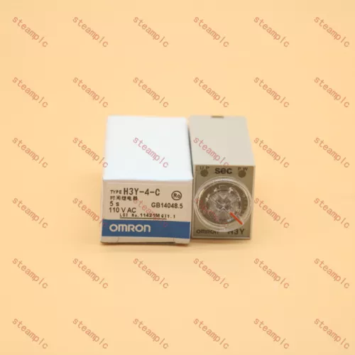 1PC New H3Y-4-C Timer AC110V DC24V AC220V 1S-30m OMRON SPOT STOCK