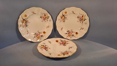 ROYAL CROWN DERBY, DERBY POSIES MUSTER, 3 SPEISETELLER