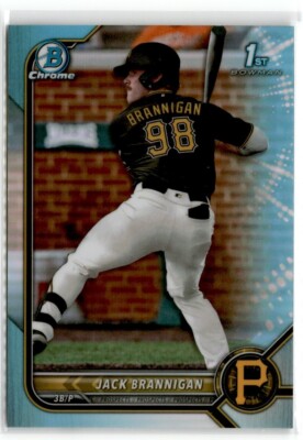 2022 Bowman Draft Sky Blue Refractor Jack Brannigan #BDC-154