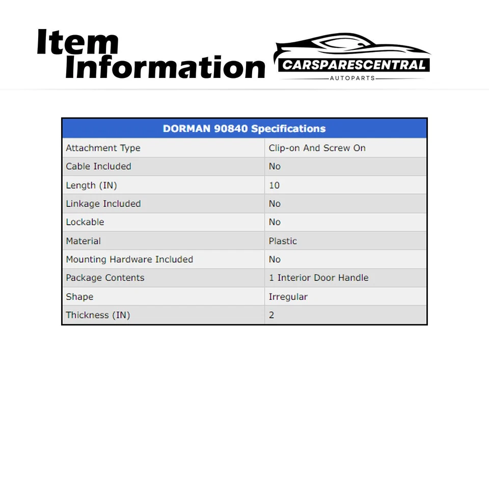 Manija de puerta interior trasera izquierda para Ford F-150 6,2 L 2010-2014 Foto 4 de 4