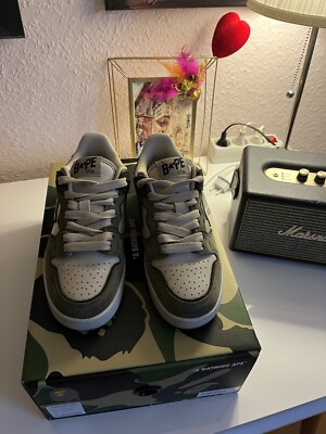 A Bathing Ape BAPE SK8 Sta Oliv (2022)