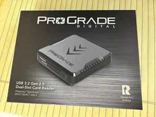 NEW ProGrade Digital Dual Slot CFexpress Type B Reader PLUS 4-128gb cards