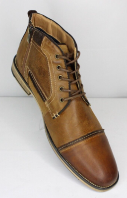 Steve Madden Kaplan Ankle Boots Mens 13 Brown Leather Lace  display picture 1