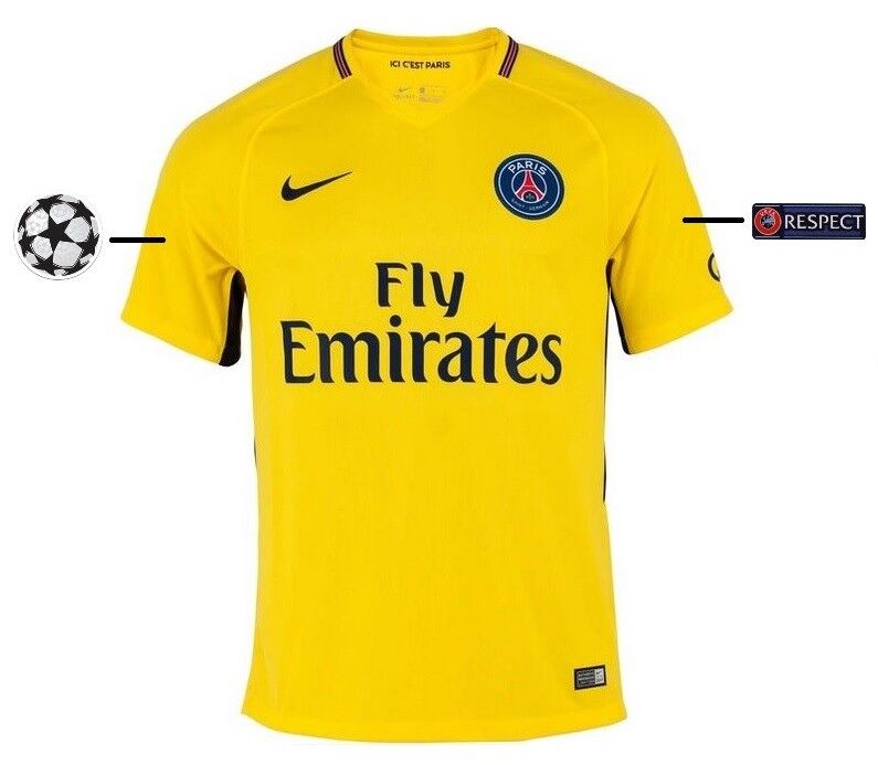 Nike Paris Saint-Germain 2017-2018 Away UCL I Away Champions Jersey PSG