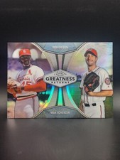 2019 Topps Chrome Greatness Returns Bob Gibson / Max Scherzer  Card #GRE-4