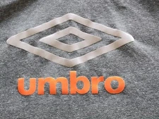 Umbro Shirt Men's Medium Athletic Gray Cotton Activewear Tee