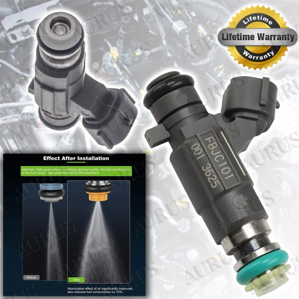 1xInyector de combustible OEM Hitachi/Jecs para Infiniti I35 2002 2003 2004 3,5 L V6 FBJC101 Foto 3 de 4