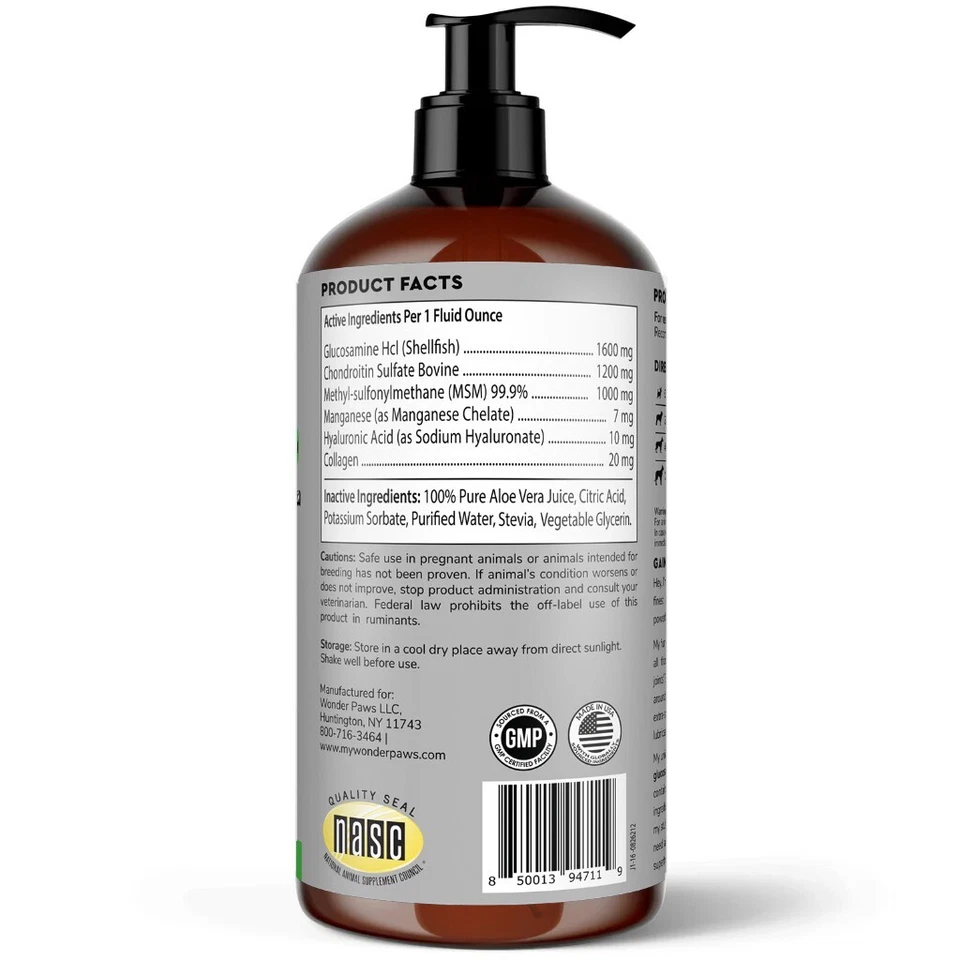 Premium Liquid Glucosamine for Dogs – All Ages (16 oz) - Image 2 of 4