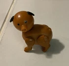 Vintage Fisher Price Little People #915 Farm Brown Hex Screw PIG VERY RARE