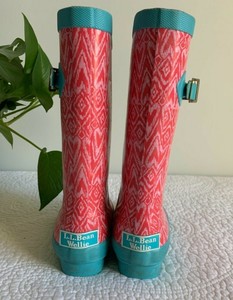turquoise rain boots