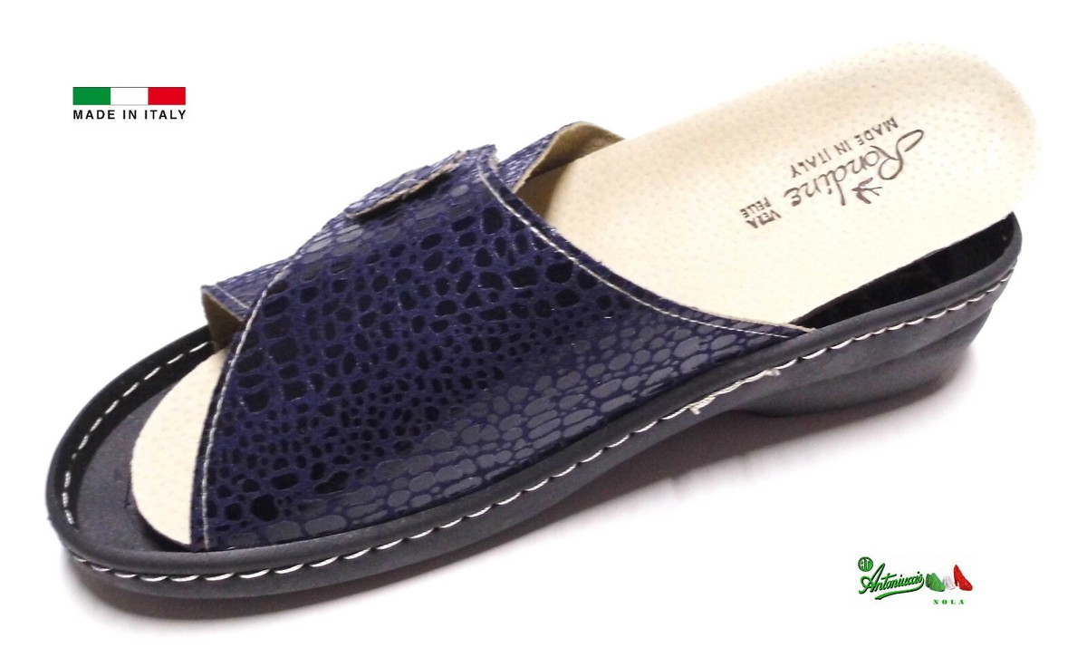 Calde Estraibile Linea Comoda Ciabatte Invernali Inblu Ciabatte